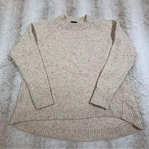 Pendleton Lambswool Crewneck Sweater Speckled Beige Knit Women’s XL